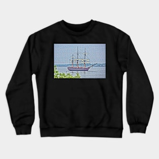 Oliver Hazard Perry Sailing Ship Crewneck Sweatshirt